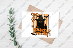 Black Cat Pumpkin Halloween Png Product Image 3