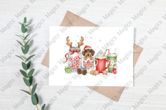 Dachshund Christmas Latte Coffee Png Product Image 3