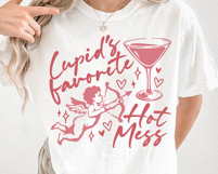Cupid's Favorite Hot Mess SVG PNG File Product Image 2