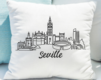 Seville Minimalism Line Drawing Product Image 2