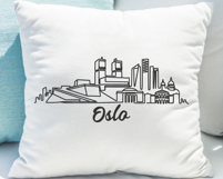 Oslo Minimalism Line Drawing Product Image 2