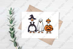 Ghost Goose Halloween Pumpkin Witch PNG Product Image 3