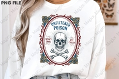 Vintage Halloween Potion Label PNG Product Image 3