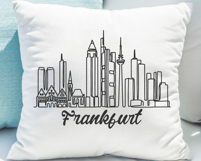 Frankfurt Minimalism Line Drawing Product Image 2