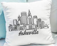 Asheville Minimalism Line Drawing Product Image 2