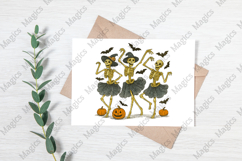 Dancing Skeleton Witches PNG Product Image 3