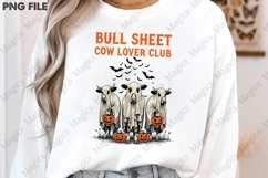 Vintage Halloween Farm Cow PNG Product Image 3