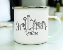 Dallas Minimalism Line Drawing Product Image 2