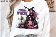 Halloween Witch PNG Sublimation Product Image 3
