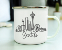 Seattle Minimalism Line Drawing Product Image 2