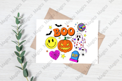 Retro Halloween Ghost Pumpkin Png Product Image 3