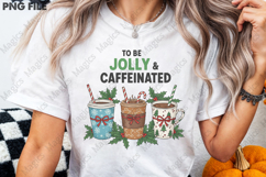 Jolly &amp; Caffeinated Coffee Christmas PNG Product Image 3