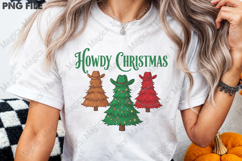 Howdy Christmas Tree Sublimation Product Image 3