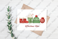 Christmas Vibes Cocoa Mug PNG Product Image 3