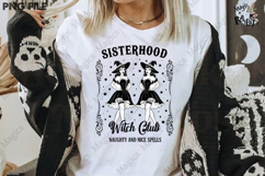 Halloween Sisterhood Witch Club PNG Product Image 3