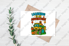 back to school bus, Teacher Sublimation Product Image 3