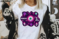 Pink Halloween Galaxy PNG Sublimation Product Image 3