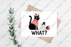 Angry Cat Christmas PNG Product Image 3