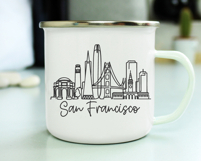 San Francisco Minimalism Line Drawing Product Image 2