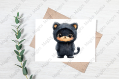 Halloween Teddy Bear Clipart Design Product Image 3