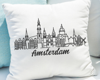 Amsterdam Minimalism Line Drawing Product Image 2