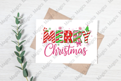 Glitter Merry Christmas Png Product Image 3