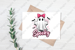 Spooky Ghost PNG, Coquette Halloween PNG Product Image 3