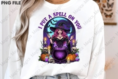 Halloween Witch PNG Sublimation Product Image 3