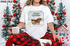 Retro Christmas Quotes Labels Sublimation Product Image 3