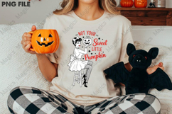 Halloween Pin-up Girl Pumpkin PNG Product Image 1