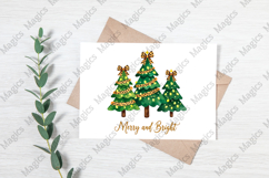 Christmas Tree PNG, Merry and Bright PNG Product Image 3