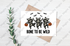 Funny Halloween Skeleton Raccoon Png Product Image 3