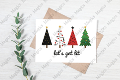 Let’s Get Lit Christmas Tree PNG Product Image 3