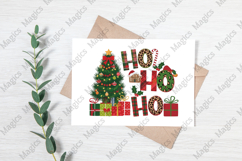 Ho Ho Ho Christmas Tree PNG Product Image 3