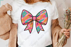 Christmas Colorful Bow Png Product Image 3