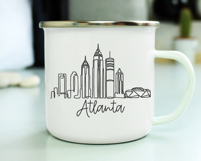Atlanta Minimalism Line Drawing Product Image 2