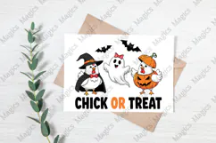 Retro Halloween Png Chick or Treat Png Product Image 3