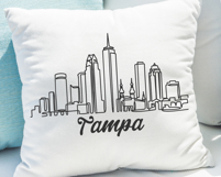 Tampa Minimalism Line Drawing Product Image 2