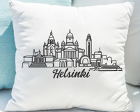 Helsinki Minimalism Line Drawing Product Image 2