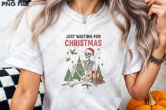 Just Waiting for Christmas Sublimation Product Image 3