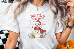 Christmas Tired Goose PNG Product Image 1