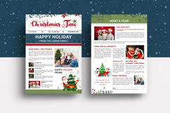 Christmas Newsletter Template Product Image 3