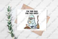 Funny Ghost Halloween PNG Product Image 3