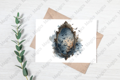 Watercolor Elegant Halloween Clipart Product Image 3