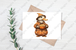 Watercolor Halloween Ducks Clipart Product Image 3
