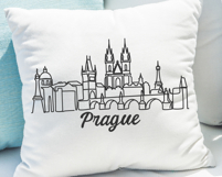 Prague Minimalism Line Drawing Product Image 2