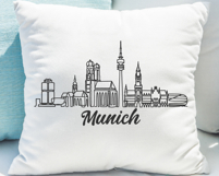 Munich Minimalism Line Drawing Product Image 2
