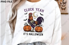 Vintage Halloween Farm Chicken PNG Product Image 3
