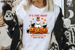 Vintage Halloween Girl PNG Sublimation Product Image 3