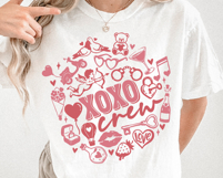 Xoxo Crew SVG PNG File Product Image 2